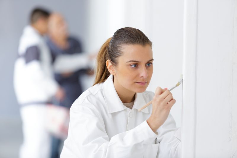 Door Molding Painting