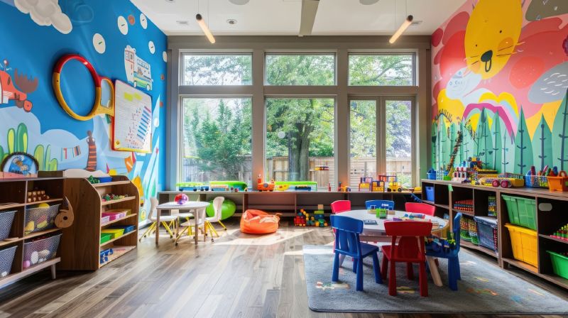 Nursery Mural Painting detail